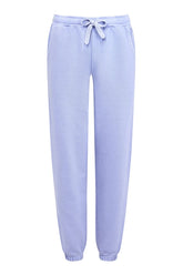 Jogging en coton bio Bleu lavande - Evie